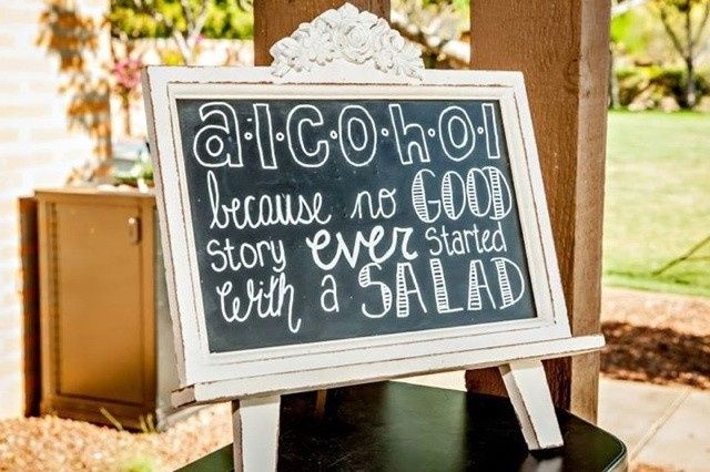 PSA: Serve Alcohol at Your Wedding