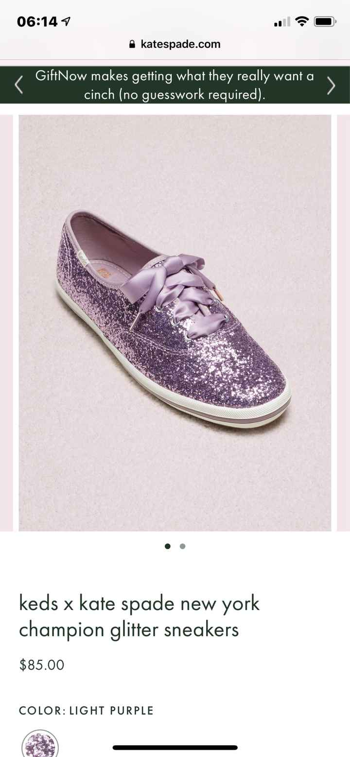Advice on shoes Wearing Kate Spade Keds Weddings Wedding