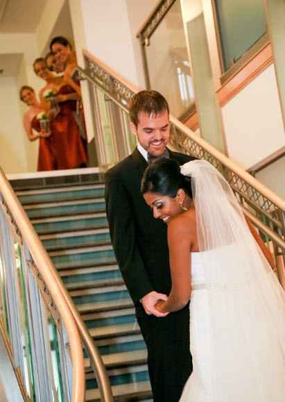 Did you include the wedding party in your first look?