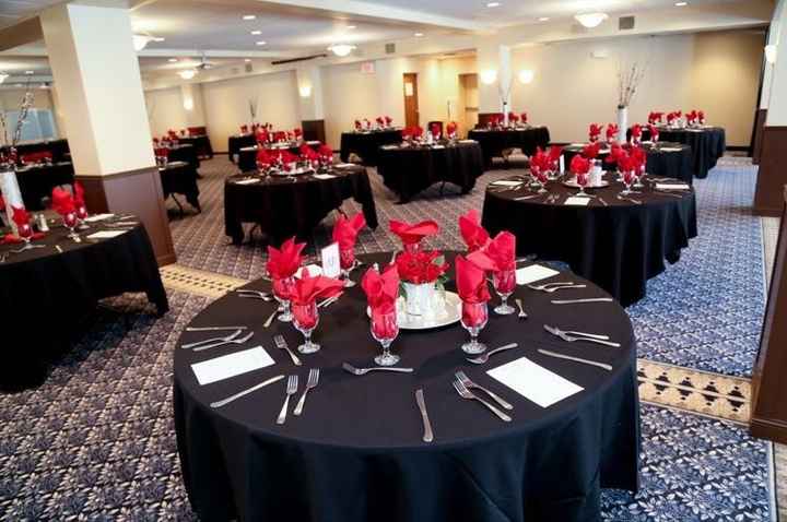 Leaving tables set up during ceremony