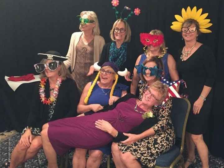 Selfie station at my reception