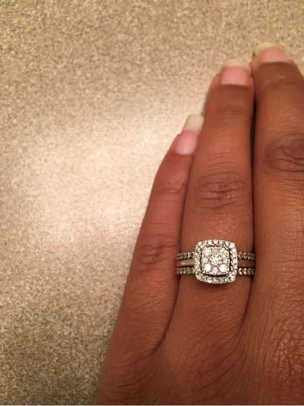 Let's see those rings! And for the Mrs lets see the bands with it ! I LOVE seeing everyone's bling:)