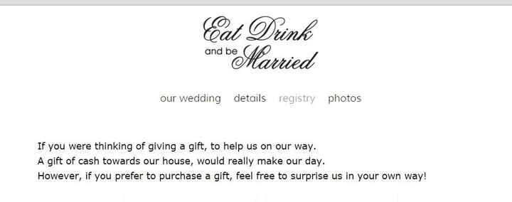 Saw this on a wedding website for a wedding I am attending... thoughts?