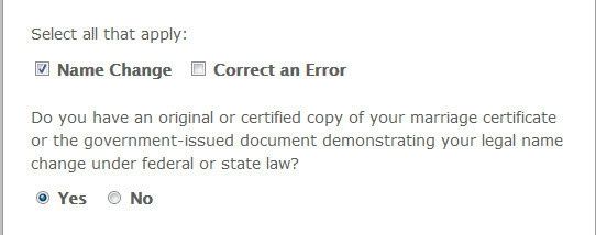 Name change issue help please!
