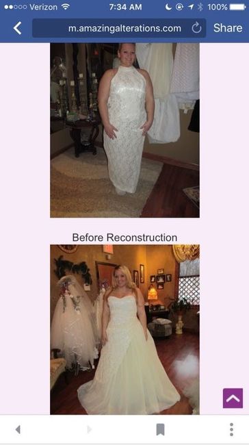 Moms wedding dress