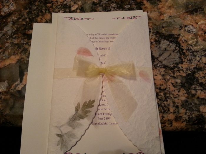 Our Wedding Invitations