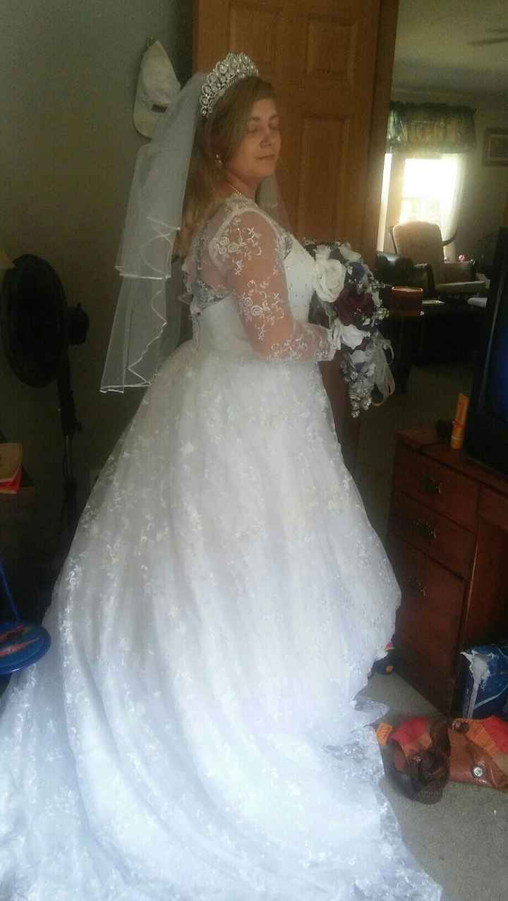 Got my dress in and just wanted to share because my fiance is my best friend and can't show him
