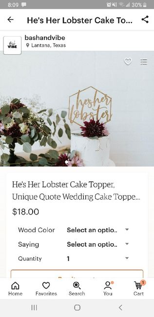 Cake topper: yes or no? 13