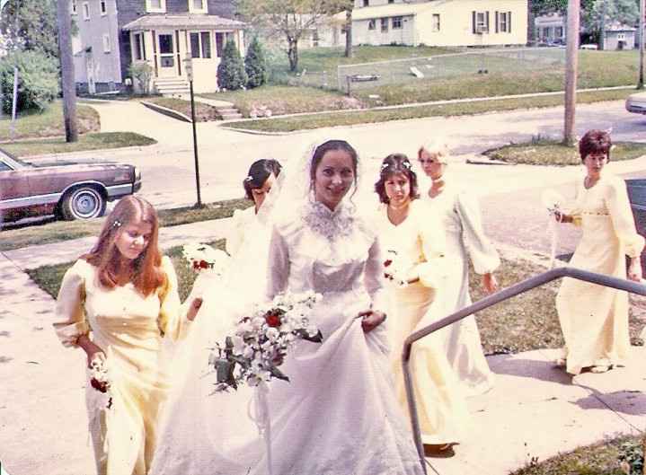did your mom want you to wear her dress?