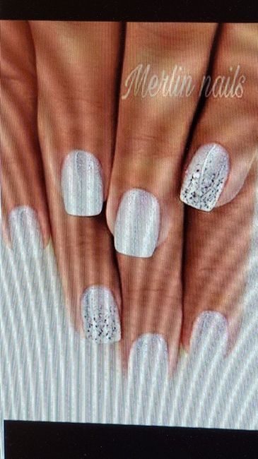 Nails on Wedding Day - 1