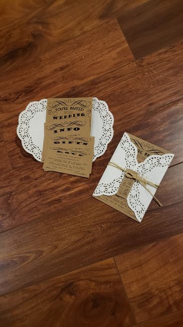 Invitations with inserts
