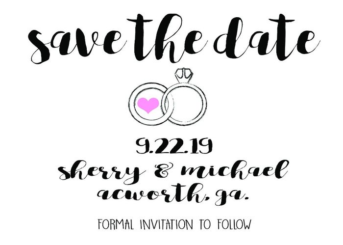 Save the date