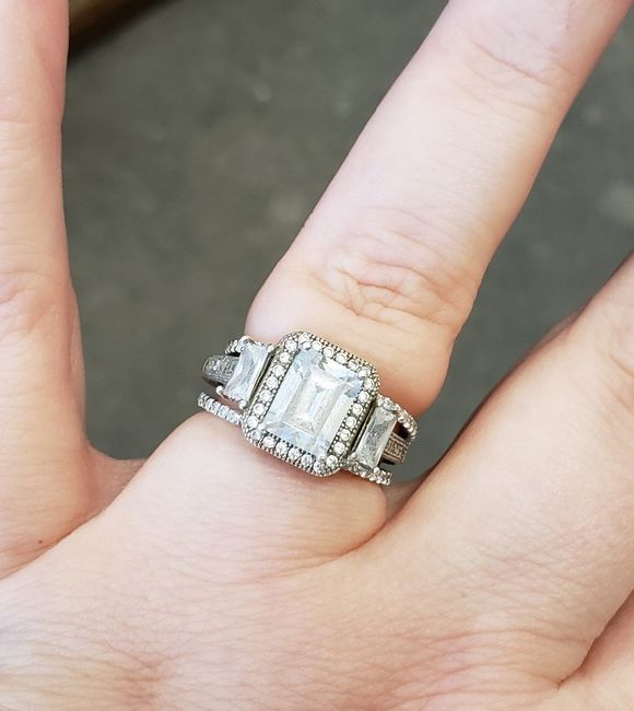 i got my wedding band! Show me your beautiful rings! 6