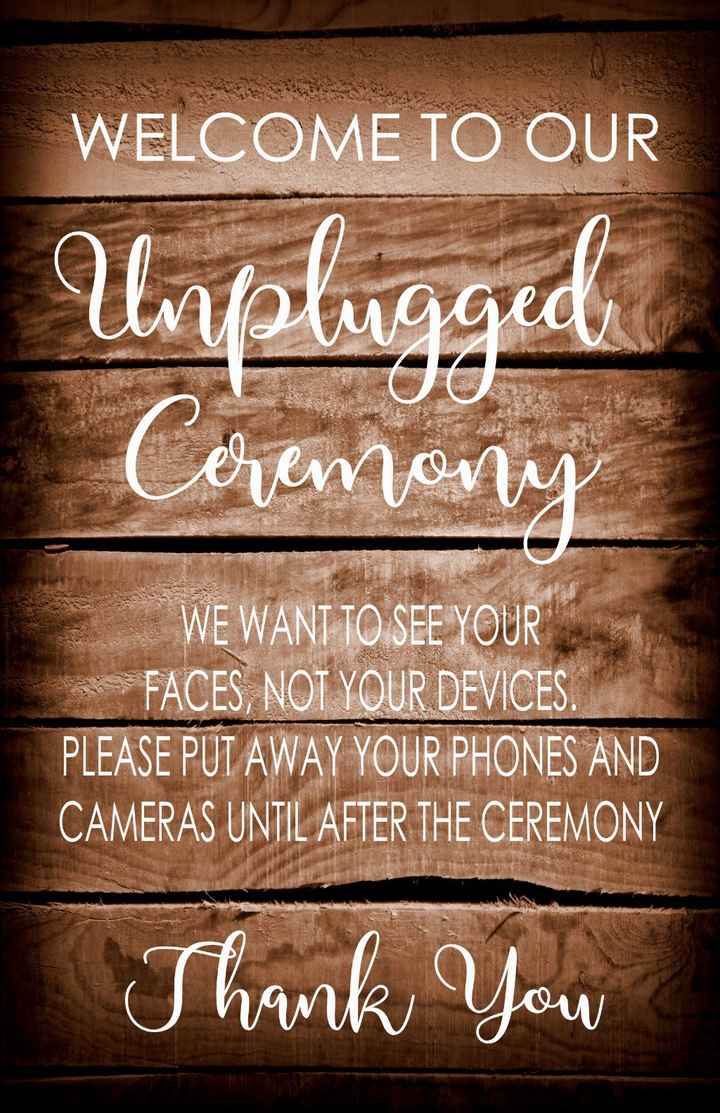 Unplugged Ceremony - 1