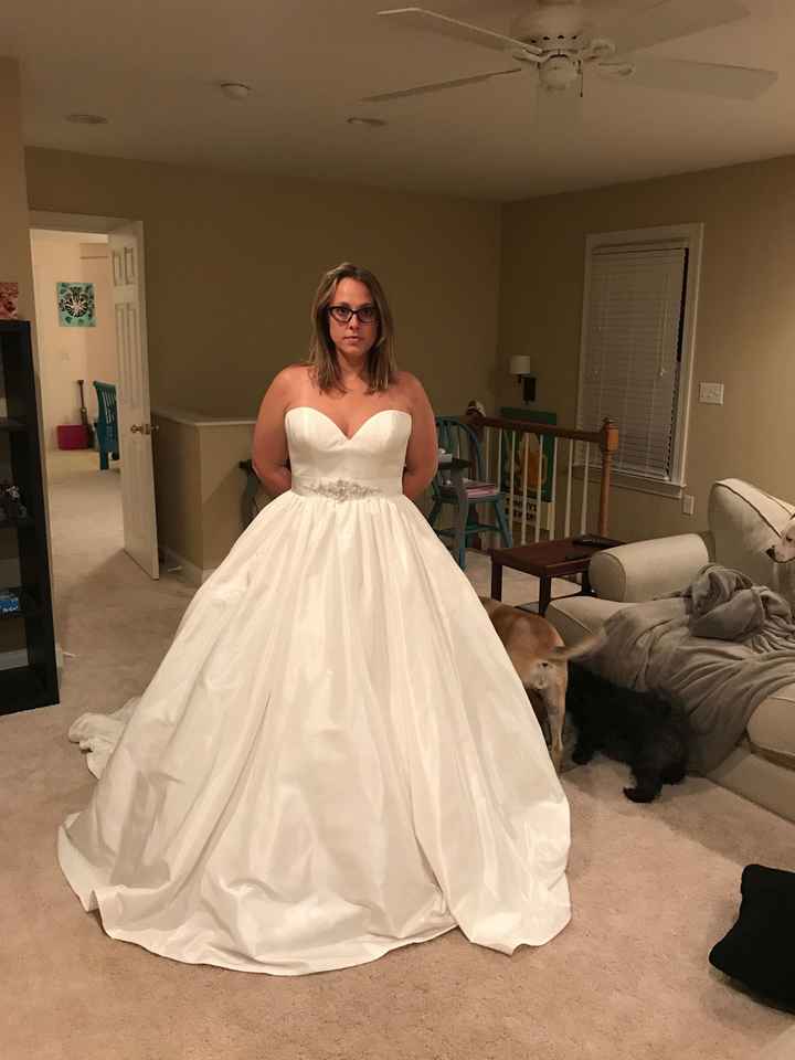 Let's see your wedding dresses.