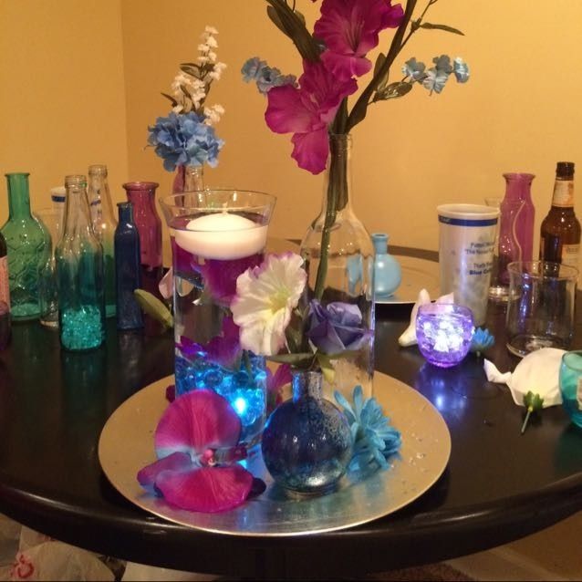 Wine bottle centerpeices?