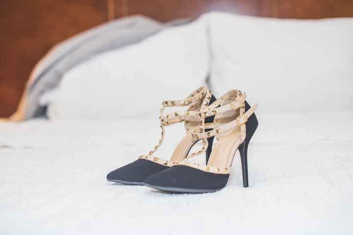 Black shoes for the bride?!?