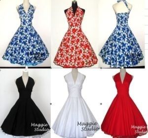 Where can I find Mad Men/1950s BM dresses?