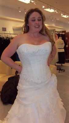 I said yes to the dress!! :D