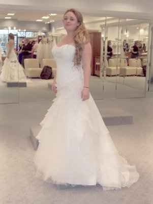 So you said yes to the dress.... now let's see it! :)