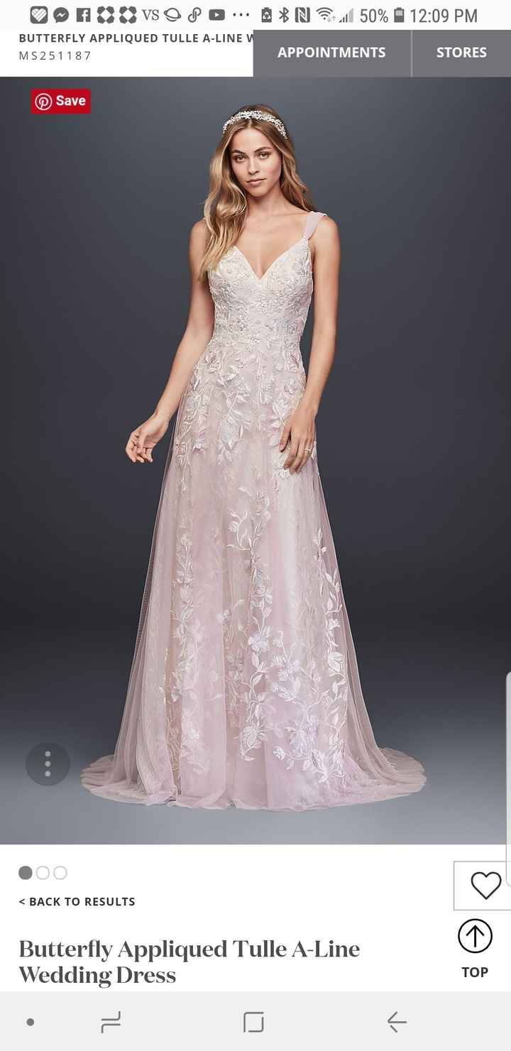 Show me your David's Bridal Dresses - 1