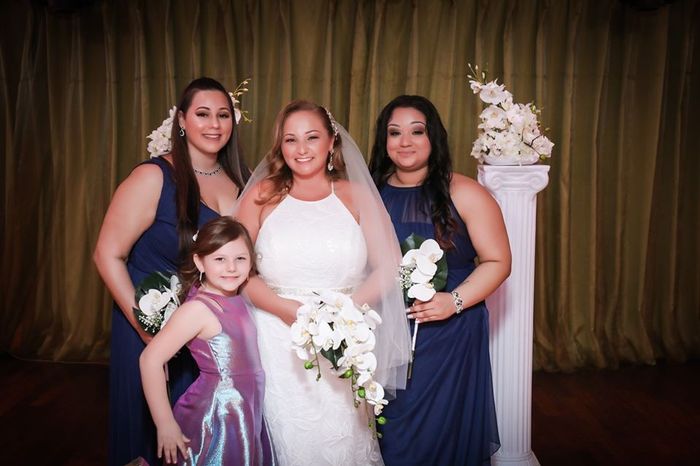 My bridesmaid refuses to let someone else do her make up. - 1