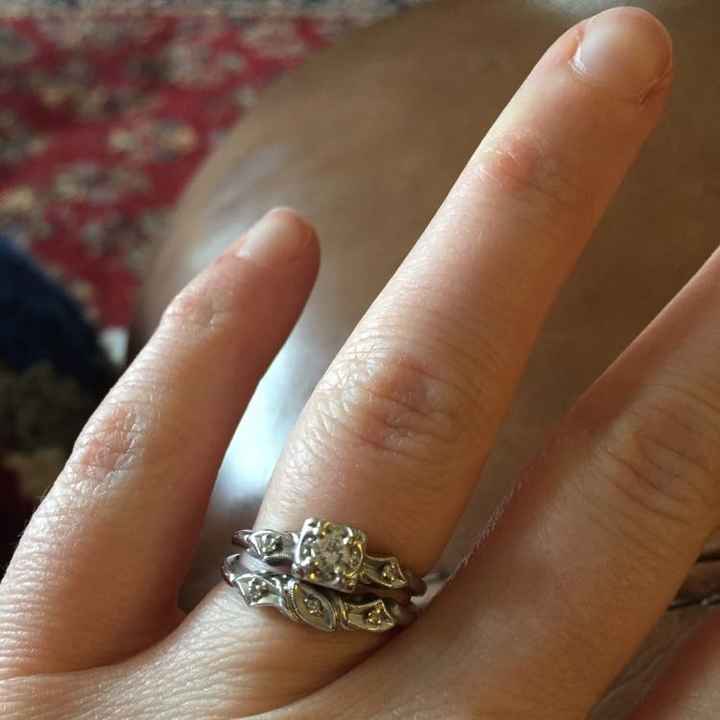 Lets see those beautiful engagement rings
