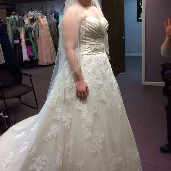 Let's show off our dresses.