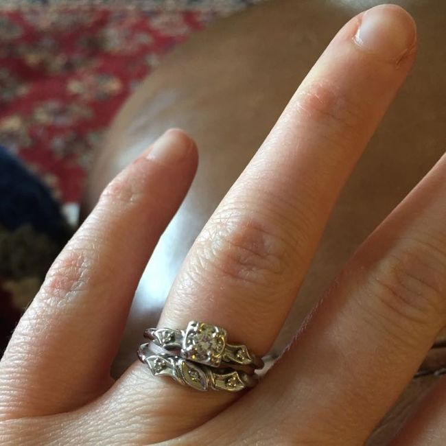 Lets see those beautiful engagement rings