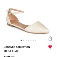 Cream shoes with ivory dress? - 1