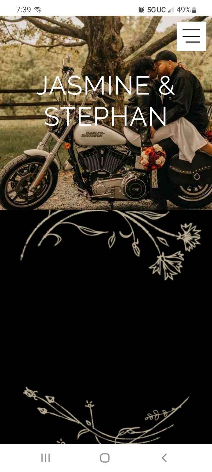 Wedding website colors - 2