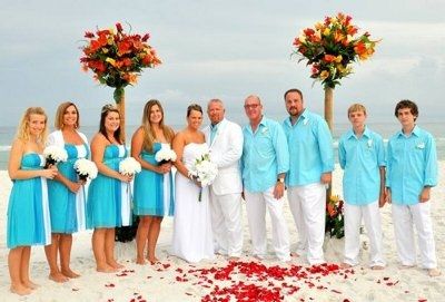 beach wedding attire