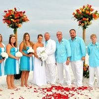 beach wedding attire