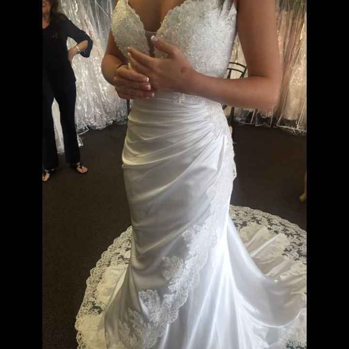 I said yes to the dress!!