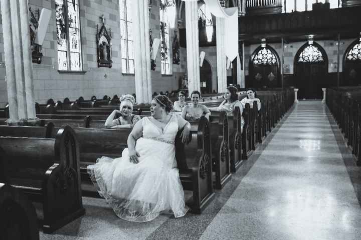Bride with her maids