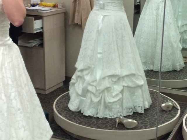 ARE BUSTLES SUPPOSE TO LOOK THIS  AWKWARD?? *UPDATE*