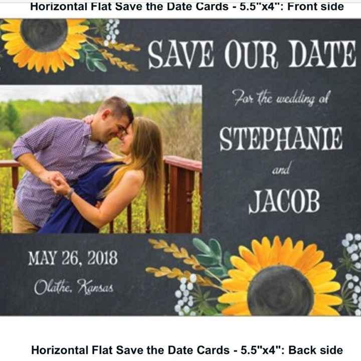 Obsessed with my Save the Dates!