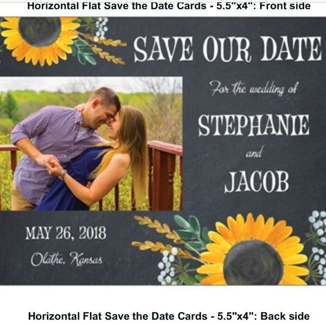 Obsessed with my Save the Dates!