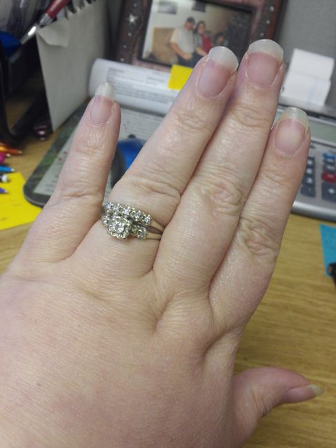 is it weird to sauter your rings before the wedding?