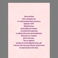 Private ceremony- inviting people to “shower” but not wedding! please Help! - 1