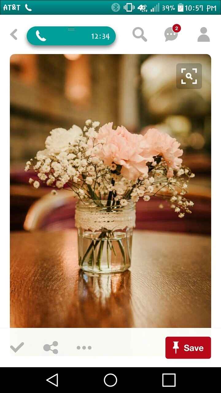 I want real flowers but very simple