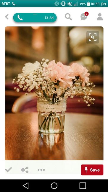 I want real flowers but very simple