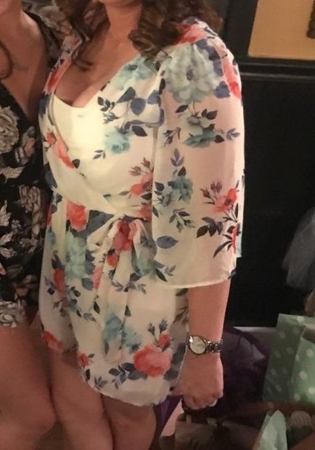 Bridal shower dress