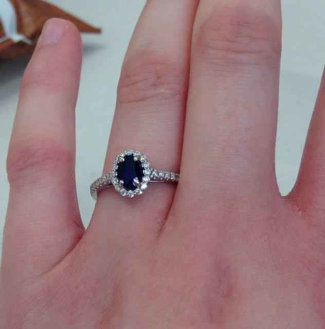 Still getting use to a ring on my finger!