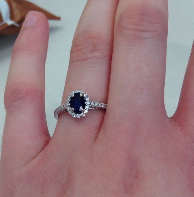 Still getting use to a ring on my finger!