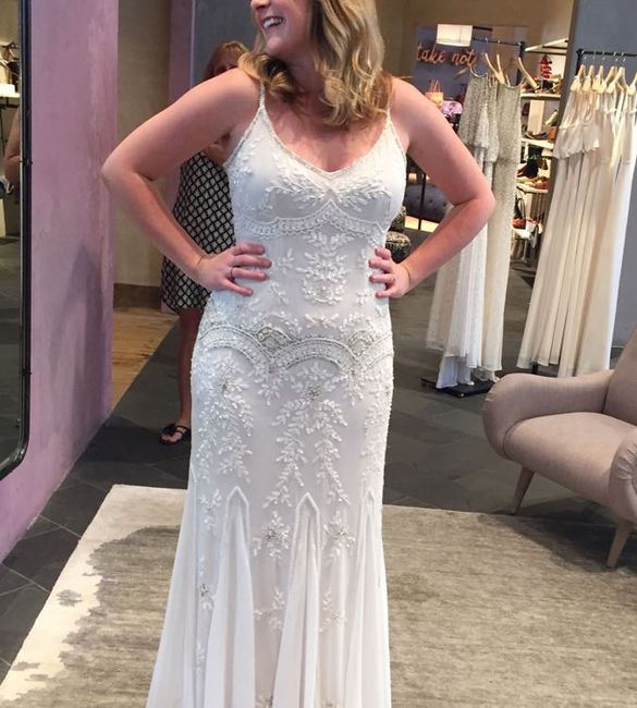 Please show your wedding dress, ladies - 1