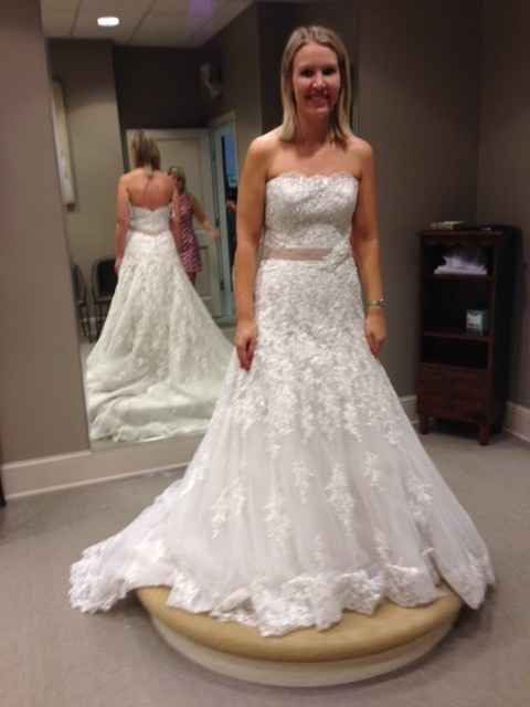 Anyone put on the dress and feel like it's just TOO MUCH DRESS?!