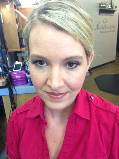 Hair & Make up trial today, and bridal portraits!