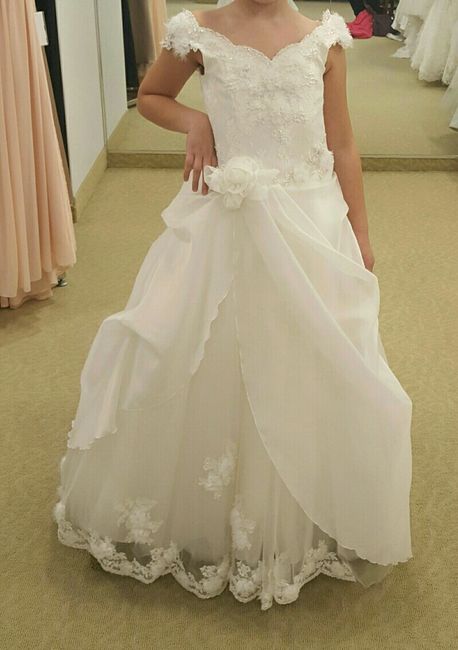 We got the FG dress!!!
