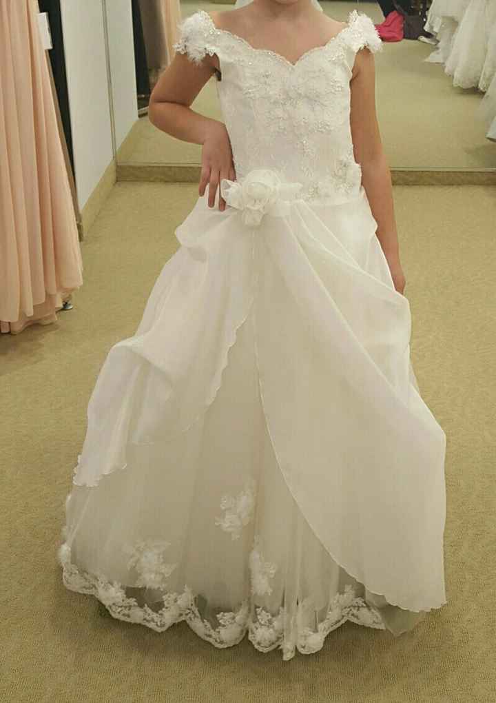 We got the FG dress!!!